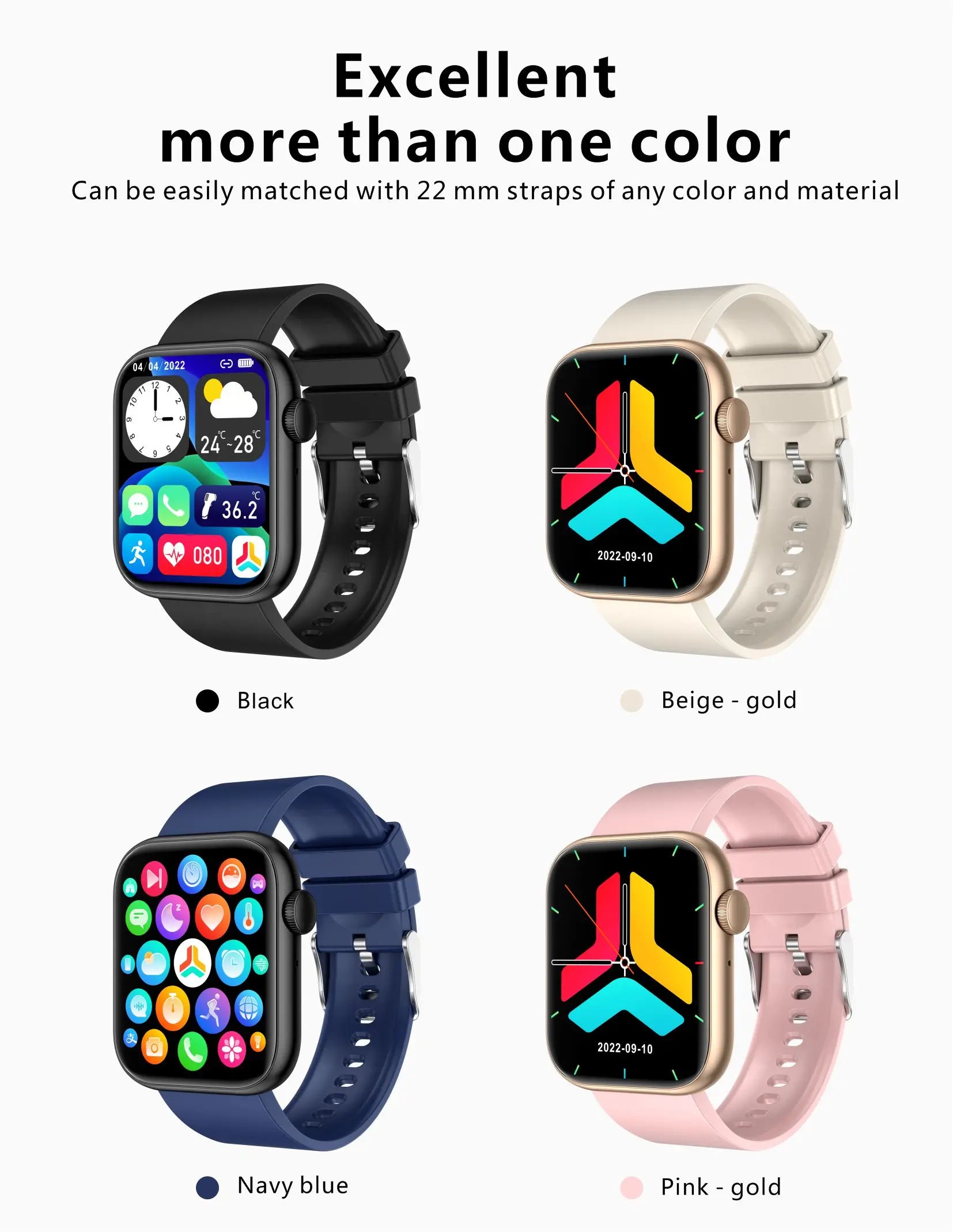 LIGE New Smart Watch 2025 Wireless Charging Smartwatch Bluetooth Calls Men Women Smartwatches Fitness Bracelet Custom Watch Face - Clikcy