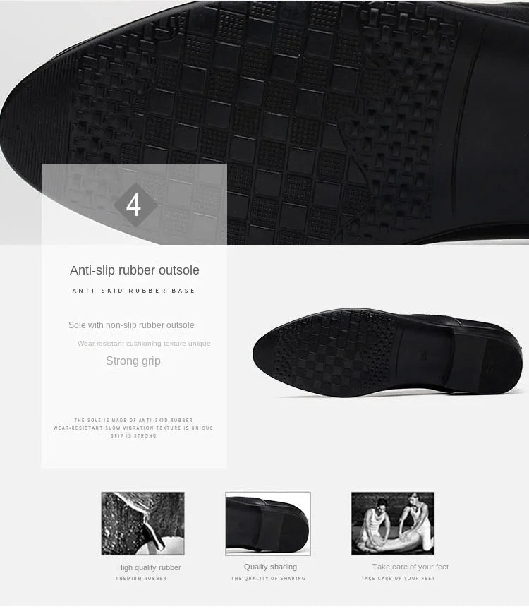 Men Formal Leather Shoes Lace Up Oxford Casual Business Black Leather Shoes Men Wedding Party Office Work Shoes