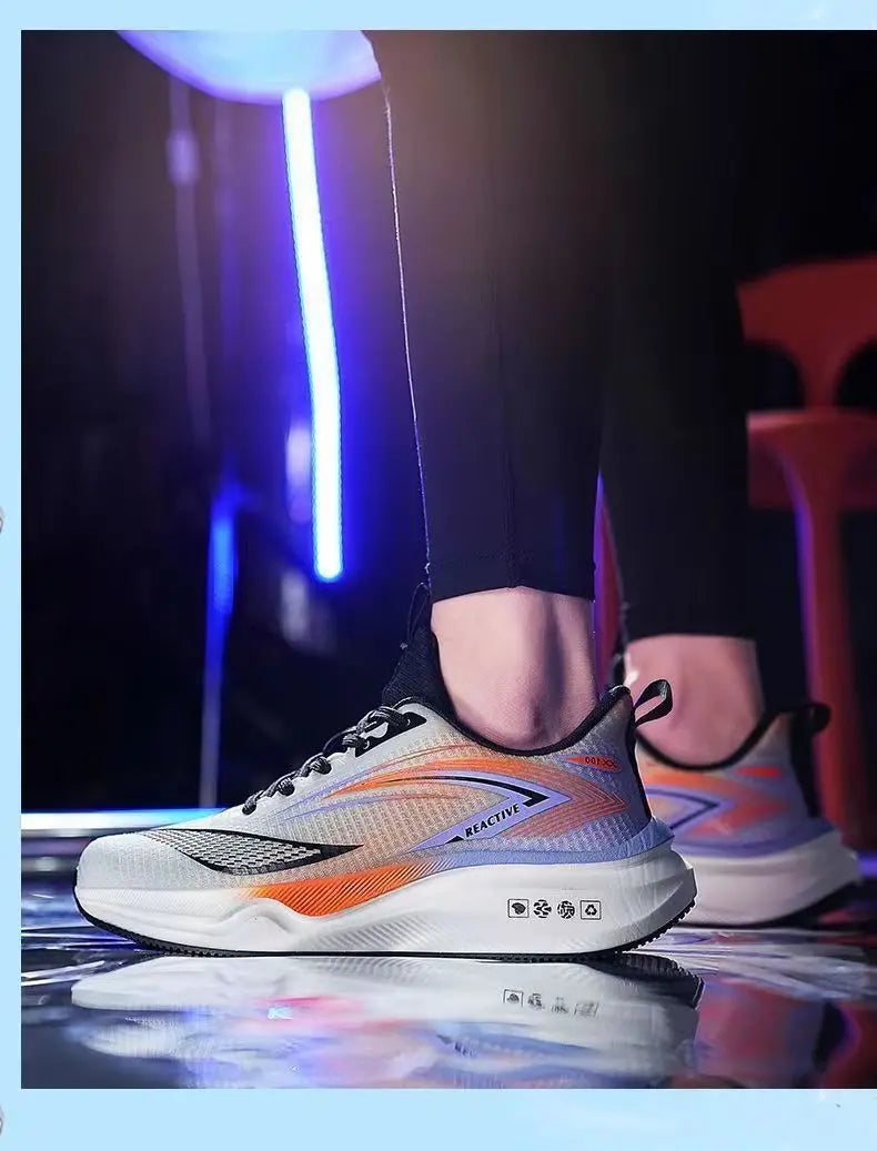 Men's Sports Shoes Men's Soft-soled Running Shoes Mens Trendy, Comfortable and Casual Shoe Mens Mesh Breathable Sports Shoe - Clikcy