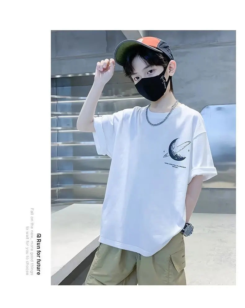 Kids Clothes Clothing For Boys T Shirts Boy Child Tee Shirt Children's T-shirts Summer  Short T-shirt Tops - Clikcy