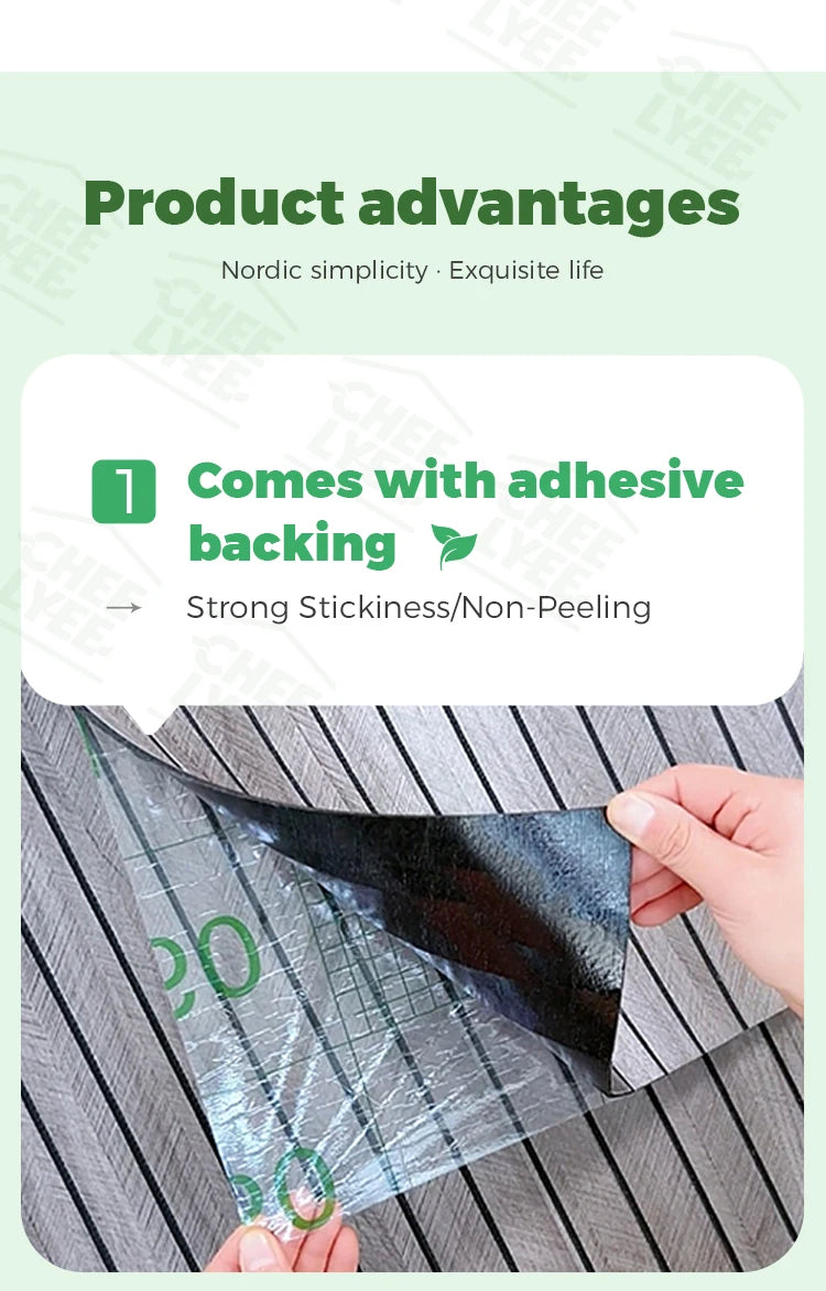 1 Roll Self-Adhesive Wall Panel Sxp Foam Stickers Peel and Stick 3D Wall Sticker Easy to DIY Suitable for Ceiling, Living Room - Clikcy