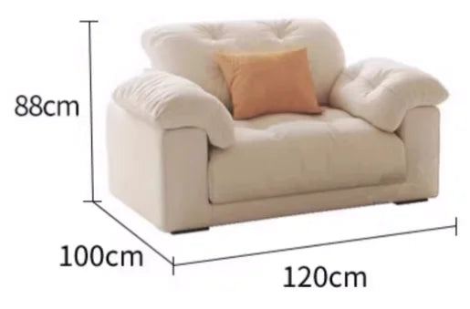 Nordic Modern Living Room Sofa Luxury Designer Fluffy Loveseat Lazy Sofa Lounge Cloud Divano Da Soggiorno Furniture Home