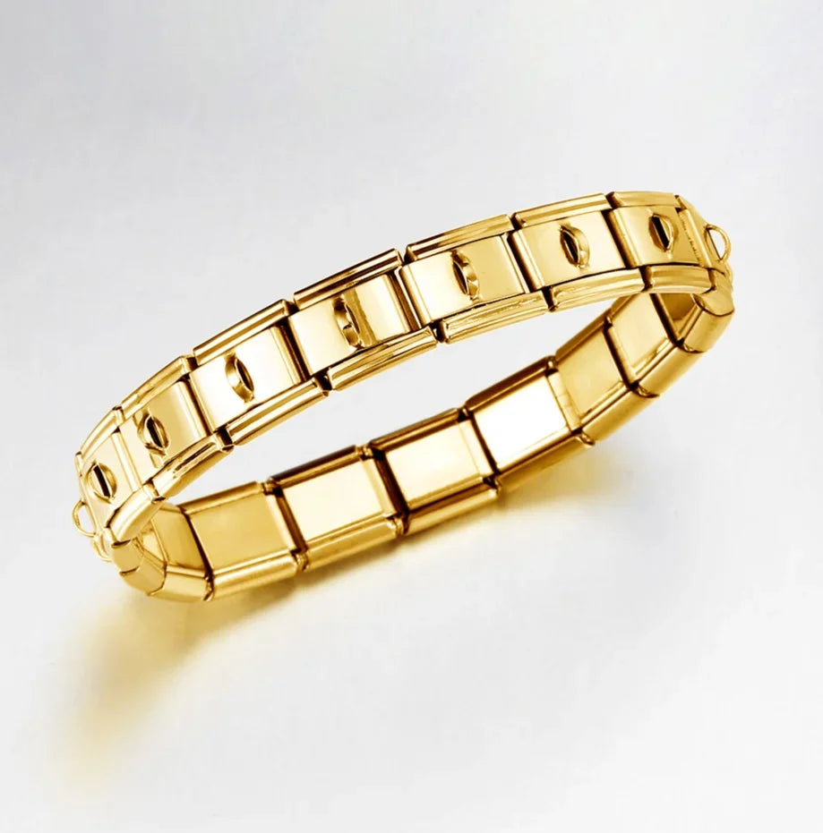 Simple DIY Making Beads Basic Multifunctional Hanging Italian Charm Link Fit 9mm Stainless Steel Bracelet hook Jewelry Wholesale - Clikcy