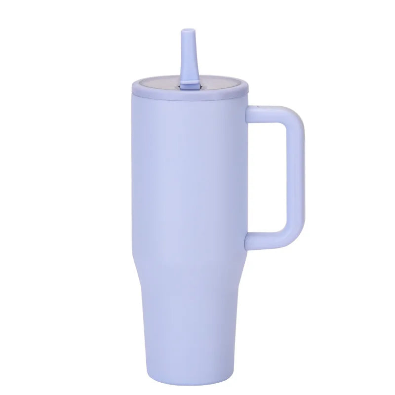 40 Oz Vacuum Flask Cup Thermos water Bottle Thermal Mug Large Capacity Stainless Steel Cold and Hot Tumbler Travel Car coffee - Clikcy