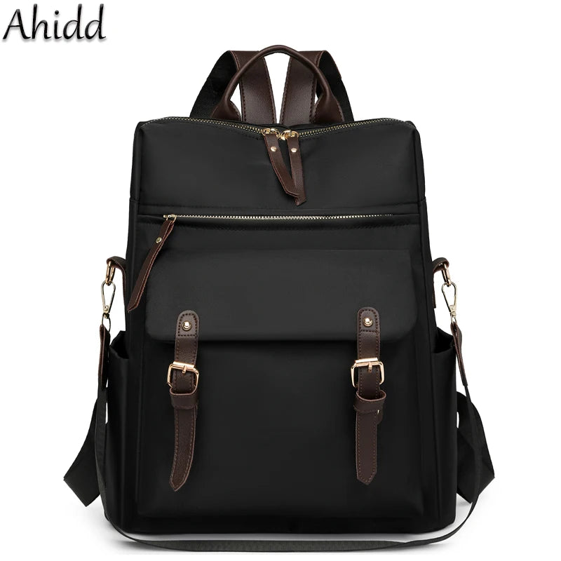 Casual Back Pack Women Lightweight Nylon Backpack Waterproof College Daypack High Capacity School Bag for Girls Travel Bags - Clikcy