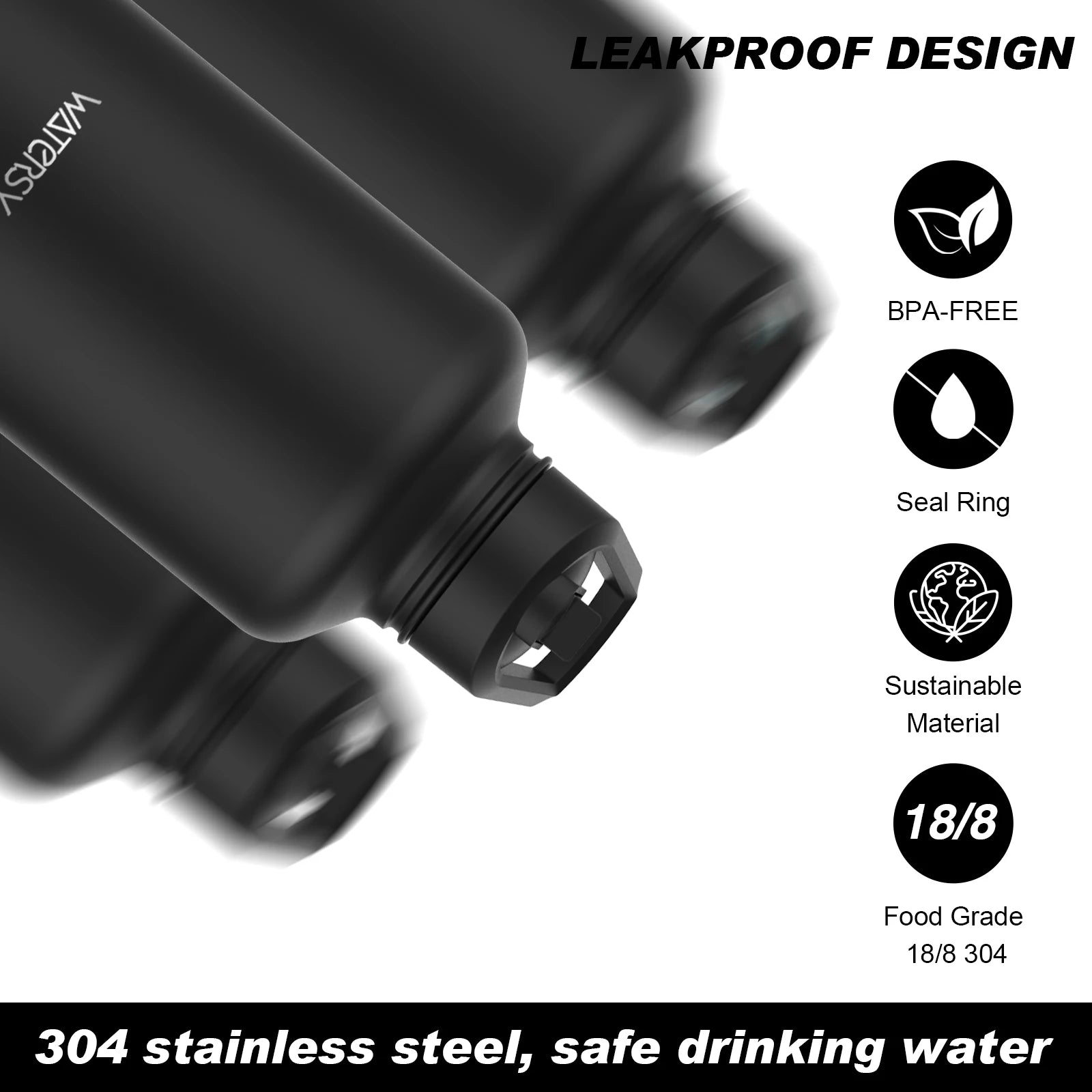 900ML Stainless Steel Thermal Mug with Handle Large Capacity Insulated Cup Office and Home Tumbler Outdoor Sports Water Bottle - Clikcy