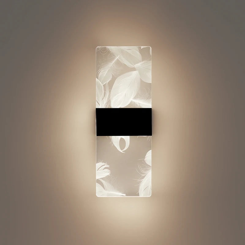 Modern 18W Acrylic LED Wall Light Fixture Corridor Wall Sconce for Living Room Interior Bedroom Decoration  LED Wall Light Lamp - Clikcy
