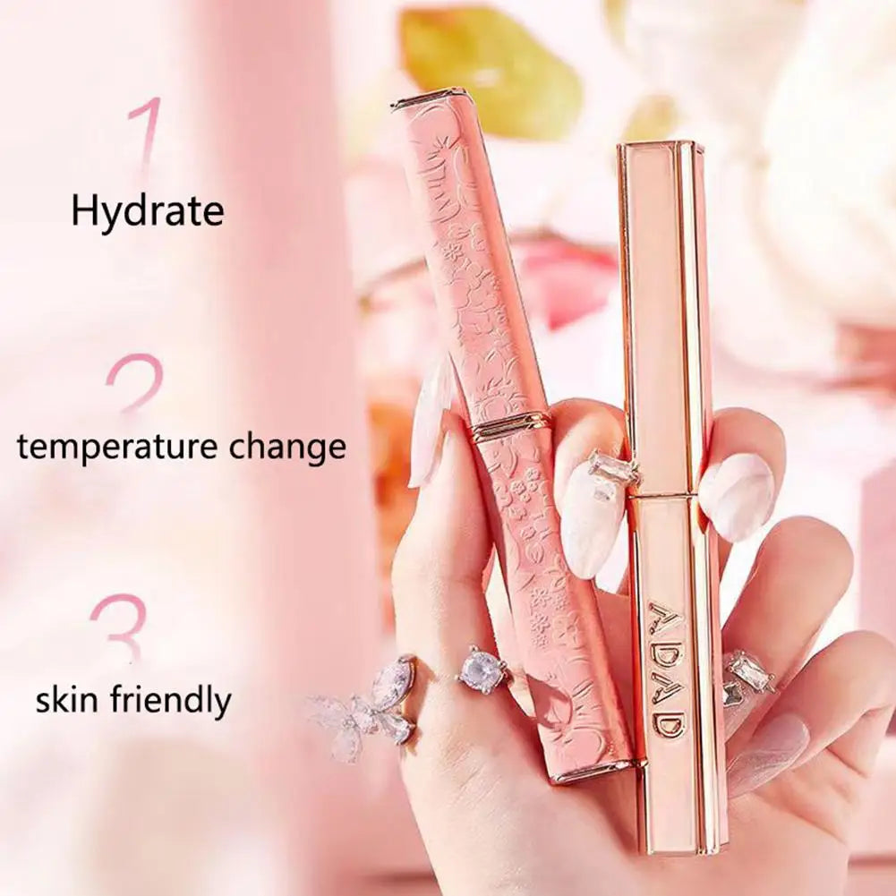 2024 Hot Sale Adad Lip Gloss Natural Daub Smoothly Ultralight Temperature Change Lipstick Lip Balm For Party P7x5 - Clikcy