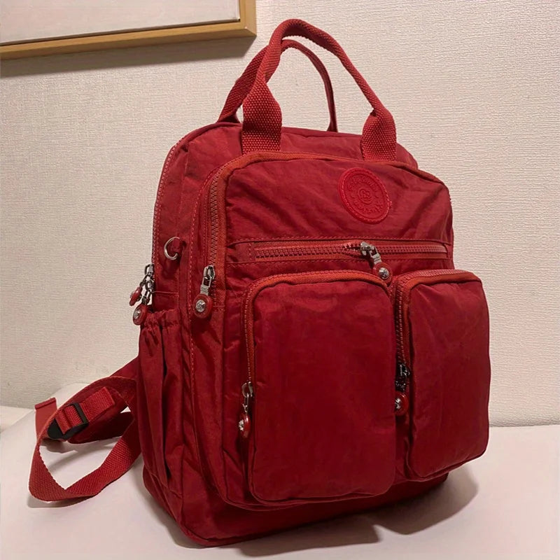 Large Capacity Backpack for Women Multi-pockets Nylon Women's Bag Causal Waterproof School Bags Laptop Backpack Stylish Backpack