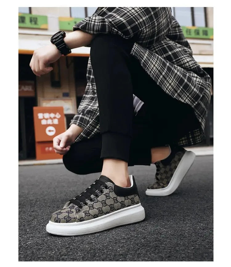 Canvas shoes, spring new men's shoes, student flat casual board shoes, trendy and versatile men's shoes, men's shoes - Clikcy