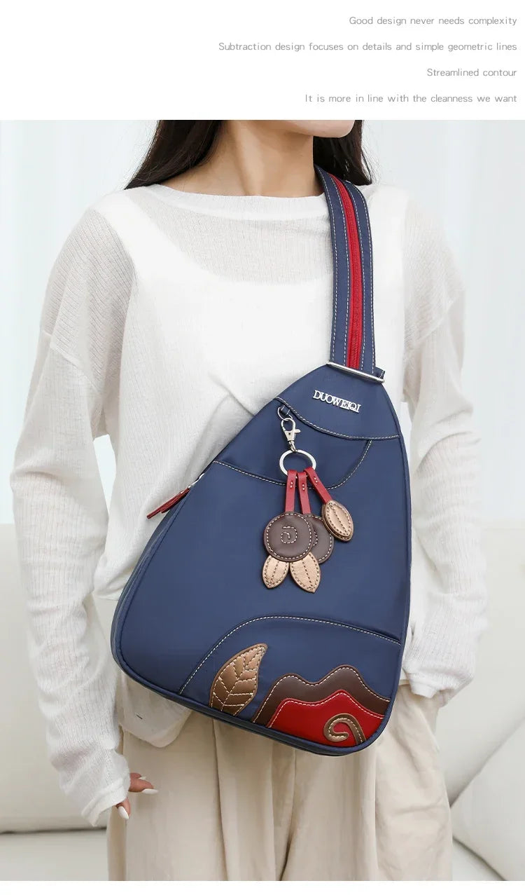 Casual Solid Nylon Designer Style Backpacks for Women 2025 High Quality Simple Versatile Commute Hot Trendy Sweet School Bags - Clikcy