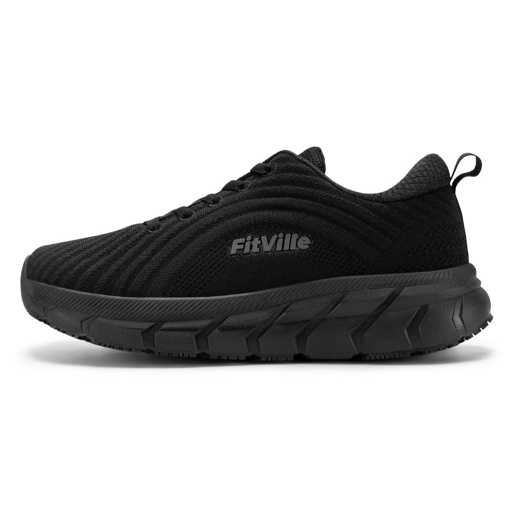 FitVille Wide Toe Box Shoes for Men Cushioned Well Extra Wide Width Shoes Non Slip Wide Lightweight Breathable Running Shoes - Clikcy