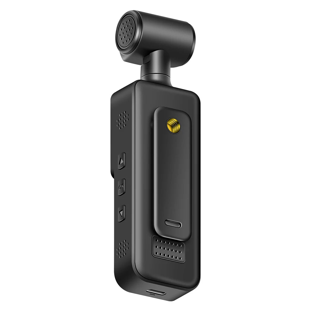 128GB 4K Ultra HD Action Mini Camera 180 Rotatable Vlog Wifi Sports Cam Waterproof Case Helmet Travel Bicycle Driver Recorder - Clikcy