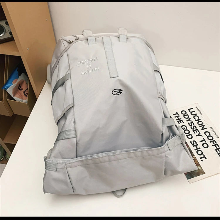 High Street Backpack for Men Women New Streetwear Bags Fashion Backpack Outdoor Leisure Unisex Couple Large Capacity Backpacks - Clikcy