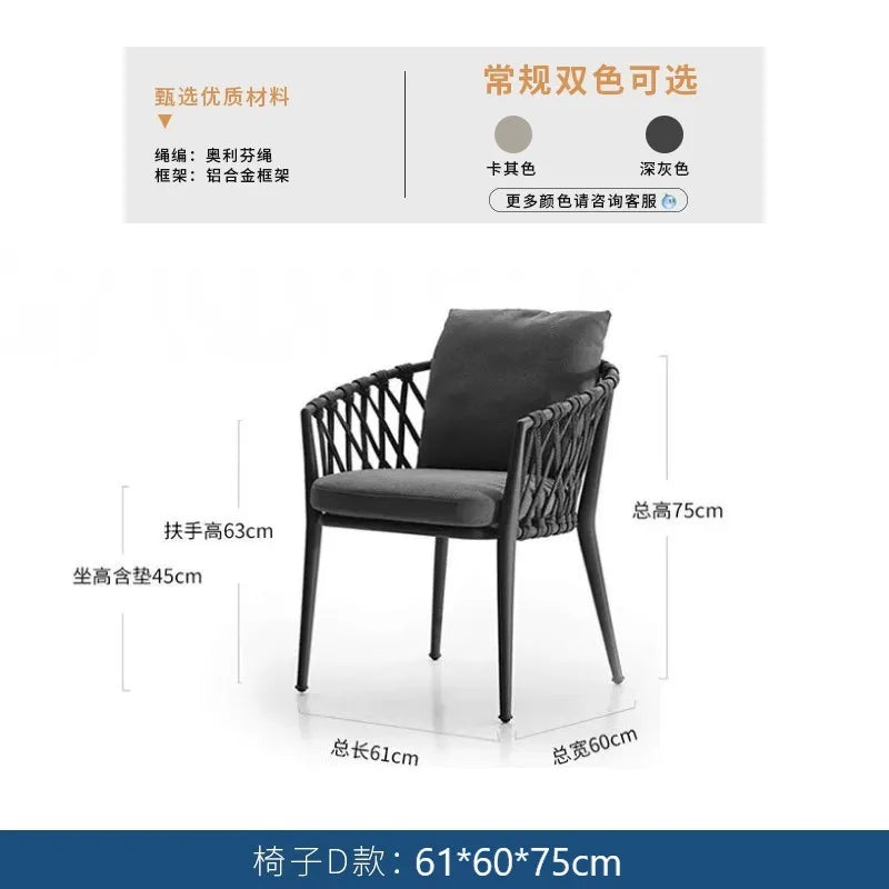 Outdoor Camping Garden Furniture Sets Lounge Rattan Dining Tables Chair Backyard Armchairs Sectional Salon De Jardin Furniture