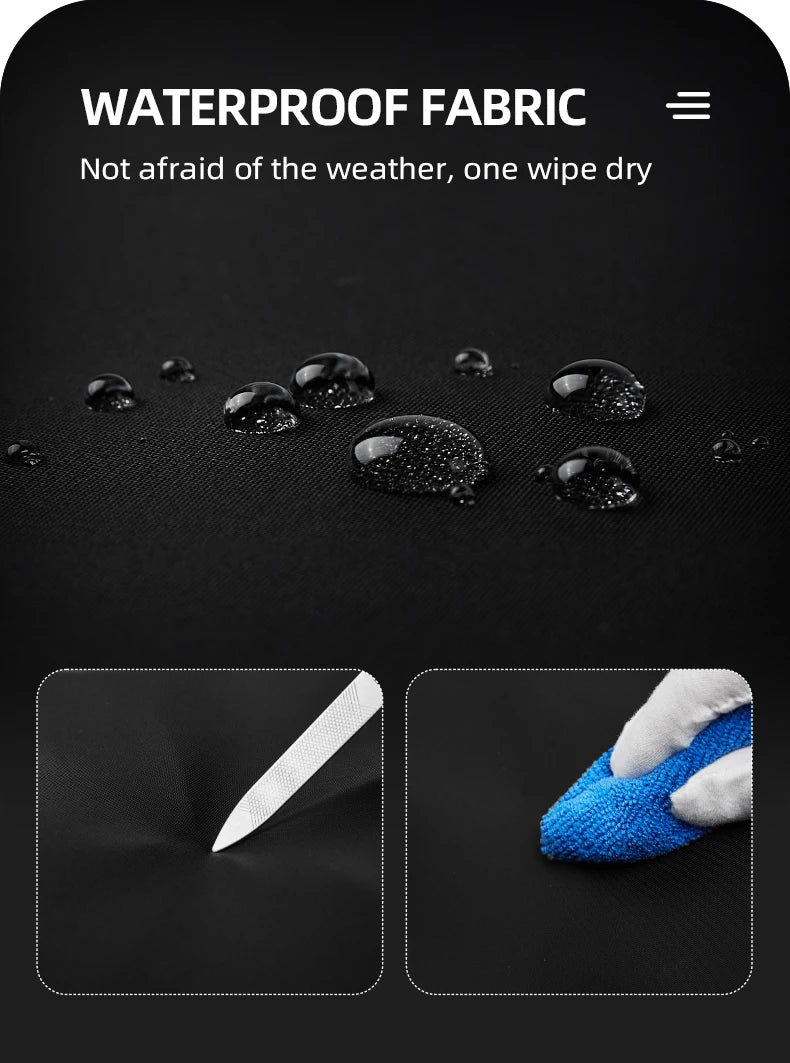 Men's Backpack Roll Top Travel Expandable Large Capacity Backpack Waterproof Outdoor Motorcycle Riding Hike Sports Bags - Clikcy