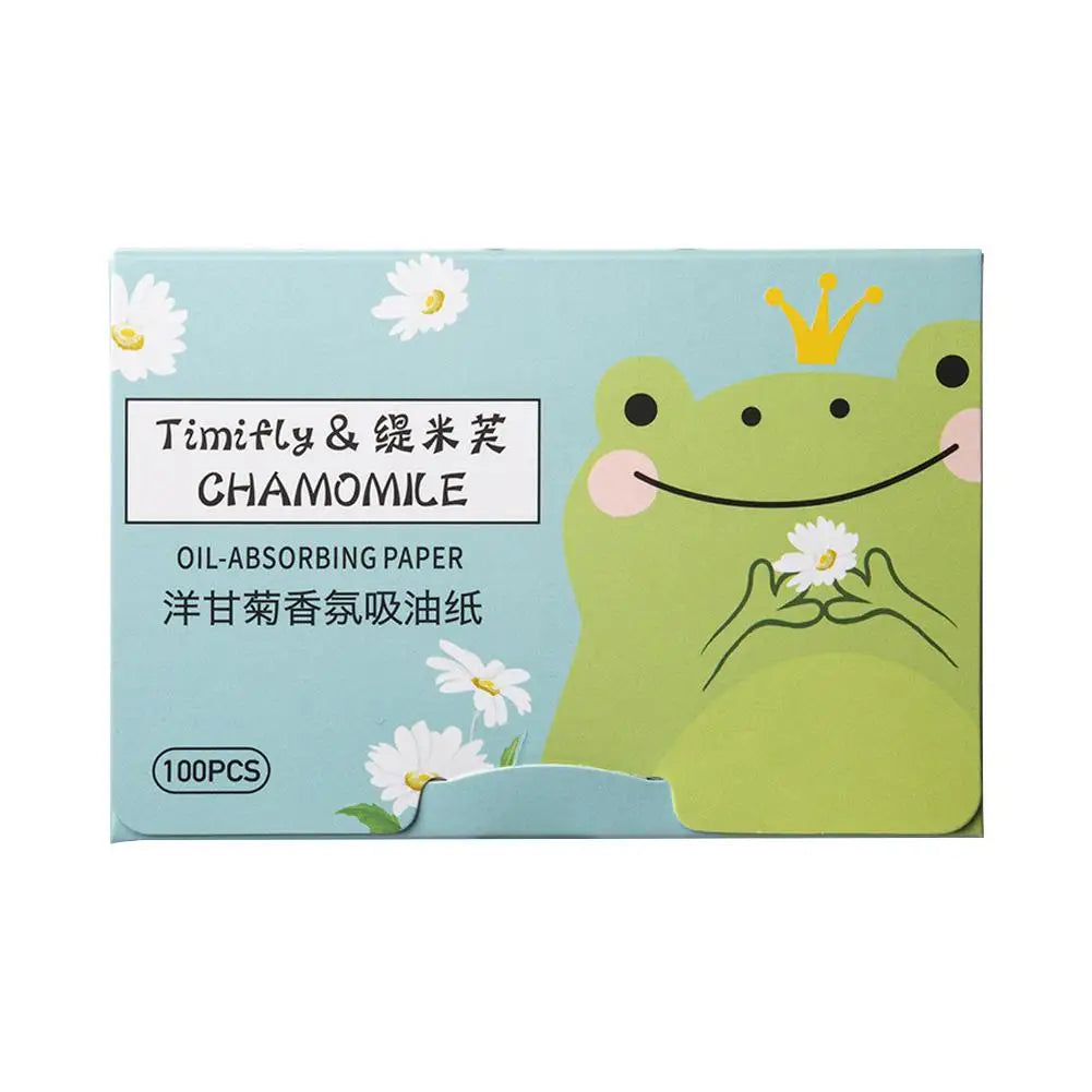 100Pcs new Face Oil Blotting Paper Protable Matting Face Wipes Facial Cleanser Oil Control Oil-absorbing Face Cleaning Tools - Clikcy