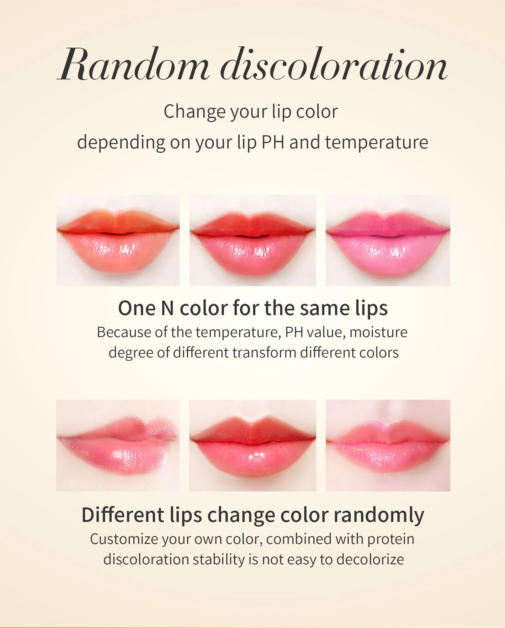 1PC Color Changing Lipstick Long Lasting  Jelly Lipsticks Lip Balm Moisturizing Makeup Lip Plumper Lip Tint Cosmetics For Women - Clikcy