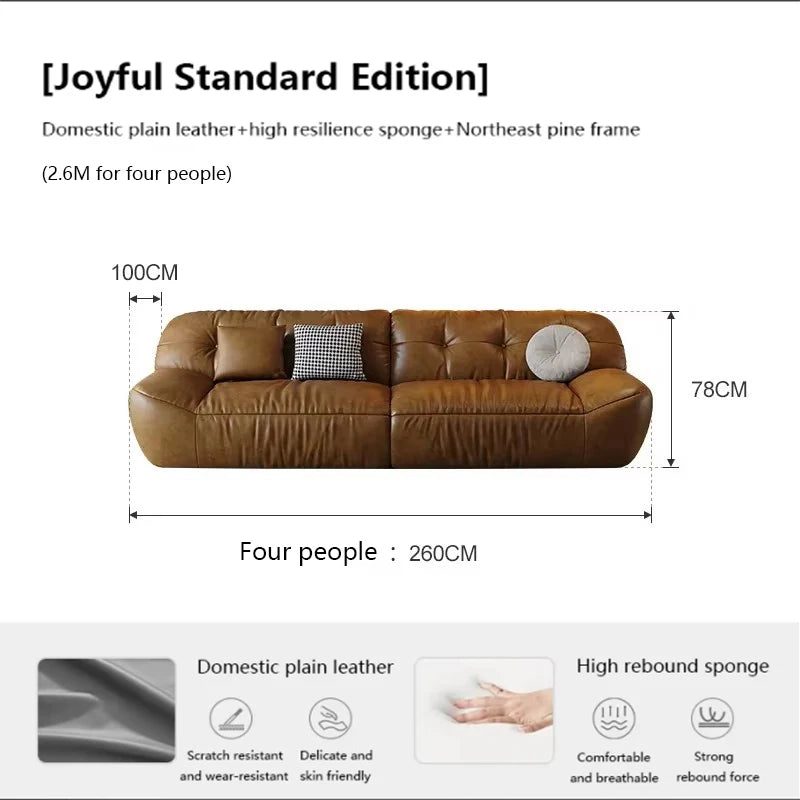 Leather Living Room Sofas Modern European Luxury Design Sofa Living Room Sectional Sofa Sala De Estar De Luxo Room Decor