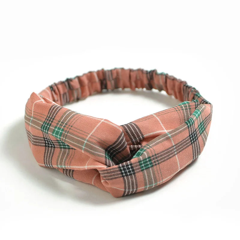 2024 Fashion Women Girls Bohemian Hair Bands Print Headbands Vintage Cross Turban Bandage Bandanas HairBands Hair Accessories