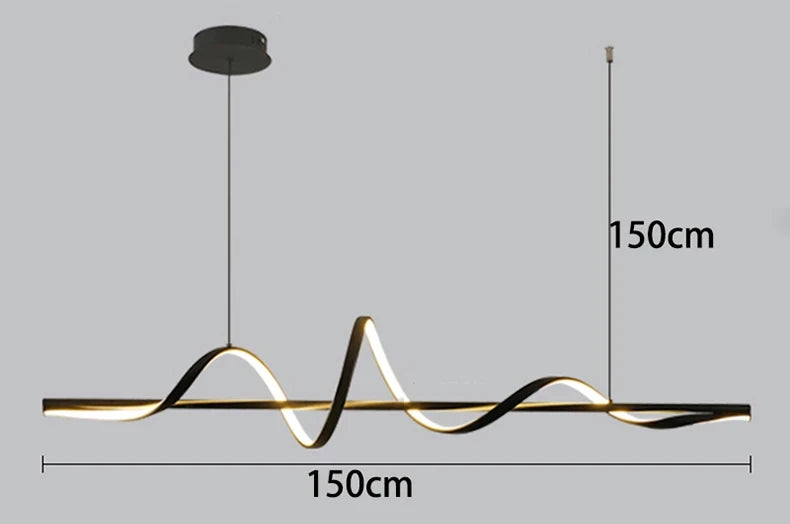 Modern LED Pendant Lights Dining Table Ceiling Chandelier Home Decoration Living Room Hanging Lamps Kitchen Bar Lusters Fixtures - Clikcy