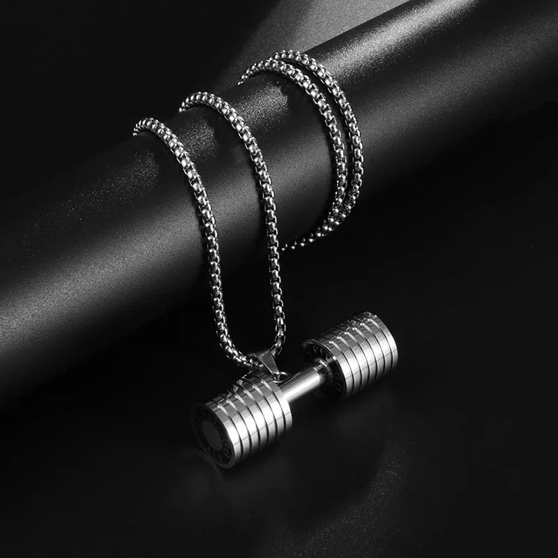 Punk Vintage Double Layer Boxing Gloves Pendant Necklace for Men Fighting Fashion Athleisure Jewelry Hip Hop Items - Clikcy