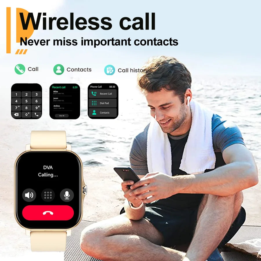 Children's boy and girl smartwatches, Music players, pedometers, High-definition touch screens, Puzzle games, Wireless calling - Clikcy