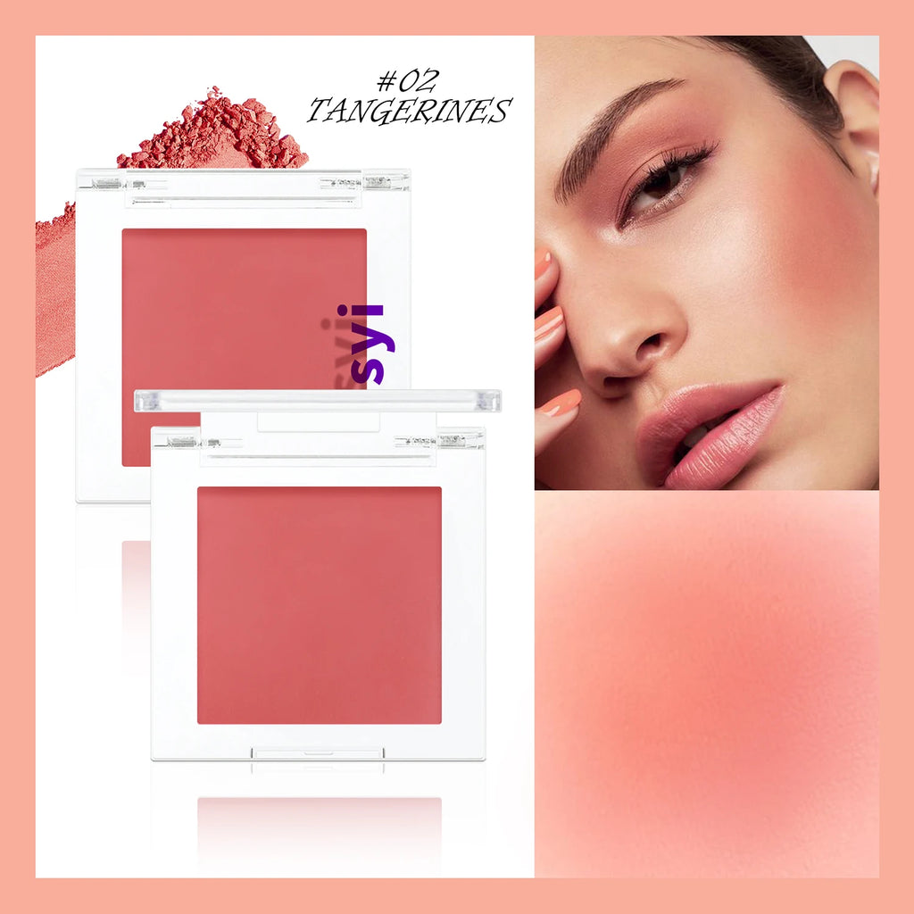 Monochrome blush, brightening matte cosmetics, highlighting, expansion color, youthful and natural makeup - Clikcy
