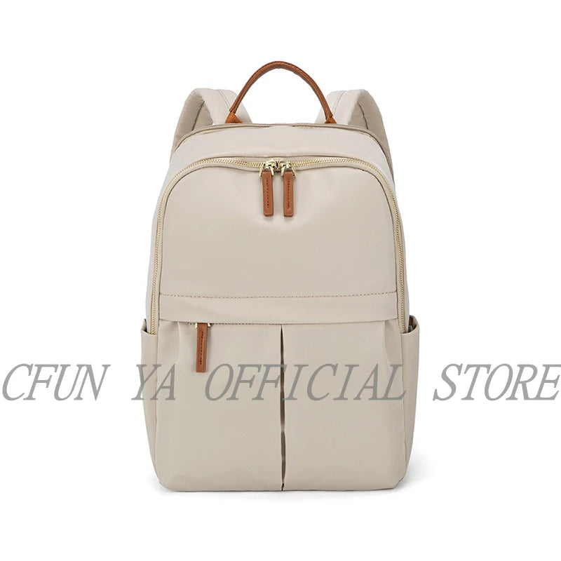 CFUN YA Luxury  2024 Summer Trend Women Backpack 14 Inch Laptop Bag Pack Travel Student Schoolbag Teen Girls Bookbag рюкзак женс - Clikcy