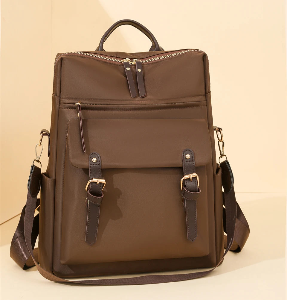 Casual Back Pack Women Lightweight Nylon Backpack Waterproof College Daypack High Capacity School Bag for Girls Travel Bags - Clikcy