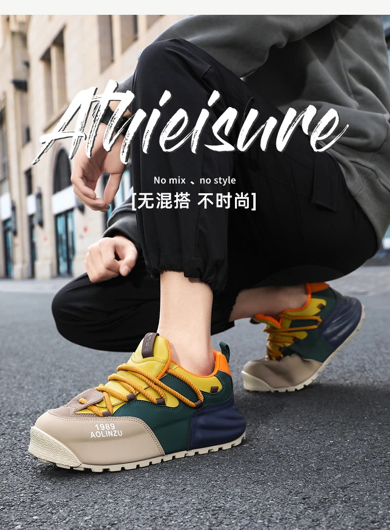 Hot Men's Bag-soled  Trendy Casual Shoes, 45 46 47 48 Size