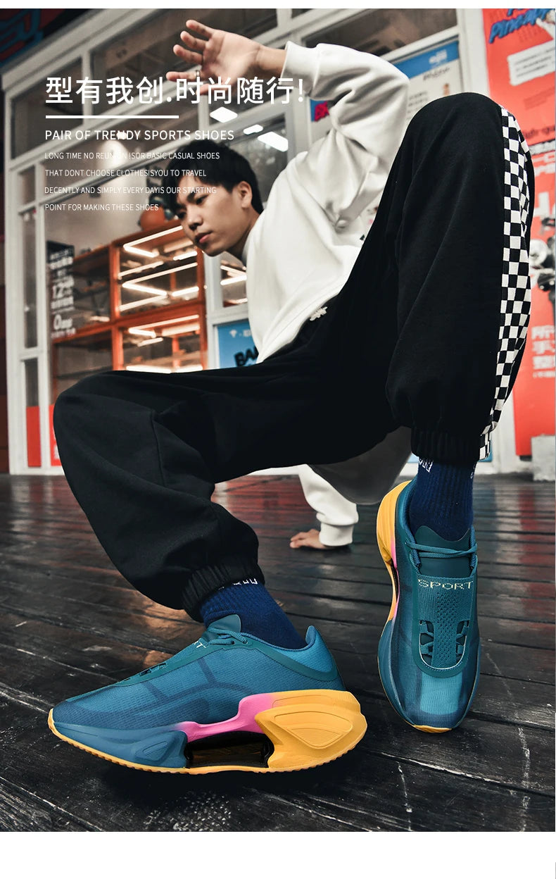 High Quality Running Shoes Brand Designer Sports Jogging Shoes Mesh Breathable Comfy Cushioning Sneakers Fitness Training Shoes