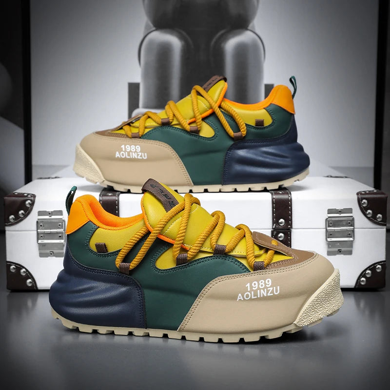 Hot Men's Bag-soled  Trendy Casual Shoes, 45 46 47 48 Size