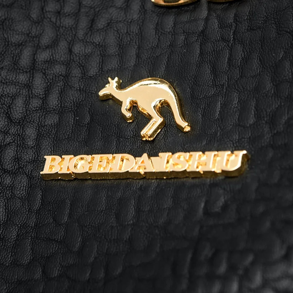 New Luxury Design Leather Women Backpack Casual School Bag for Teenager Girls Travel Back Pack Ladies Bagpack Mochilas Sac A Dos - Clikcy