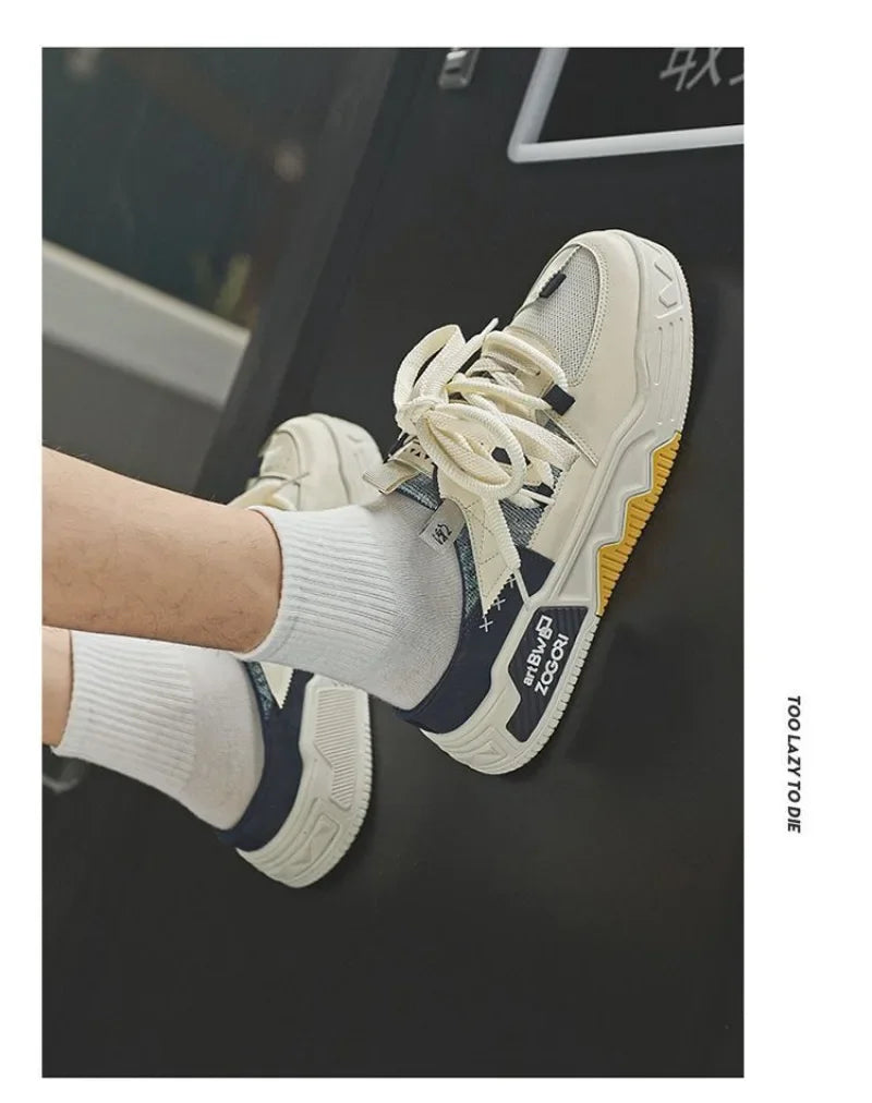 2025Summer Fashion Designer Men Half Slipper Breathable Casual Platform Shoes Lightweight Sneakers Outdoor Walking Flats Loafers