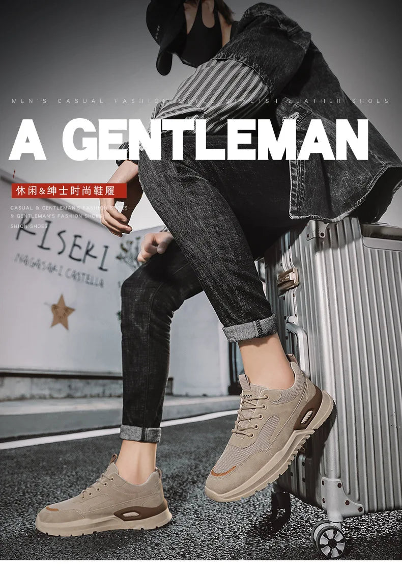 2024summer Fashion Men Sneakers Spring All-match Casual Shoes Outdoor Running Increase Platform Shoes Sapatos Formais Masculinos - Clikcy