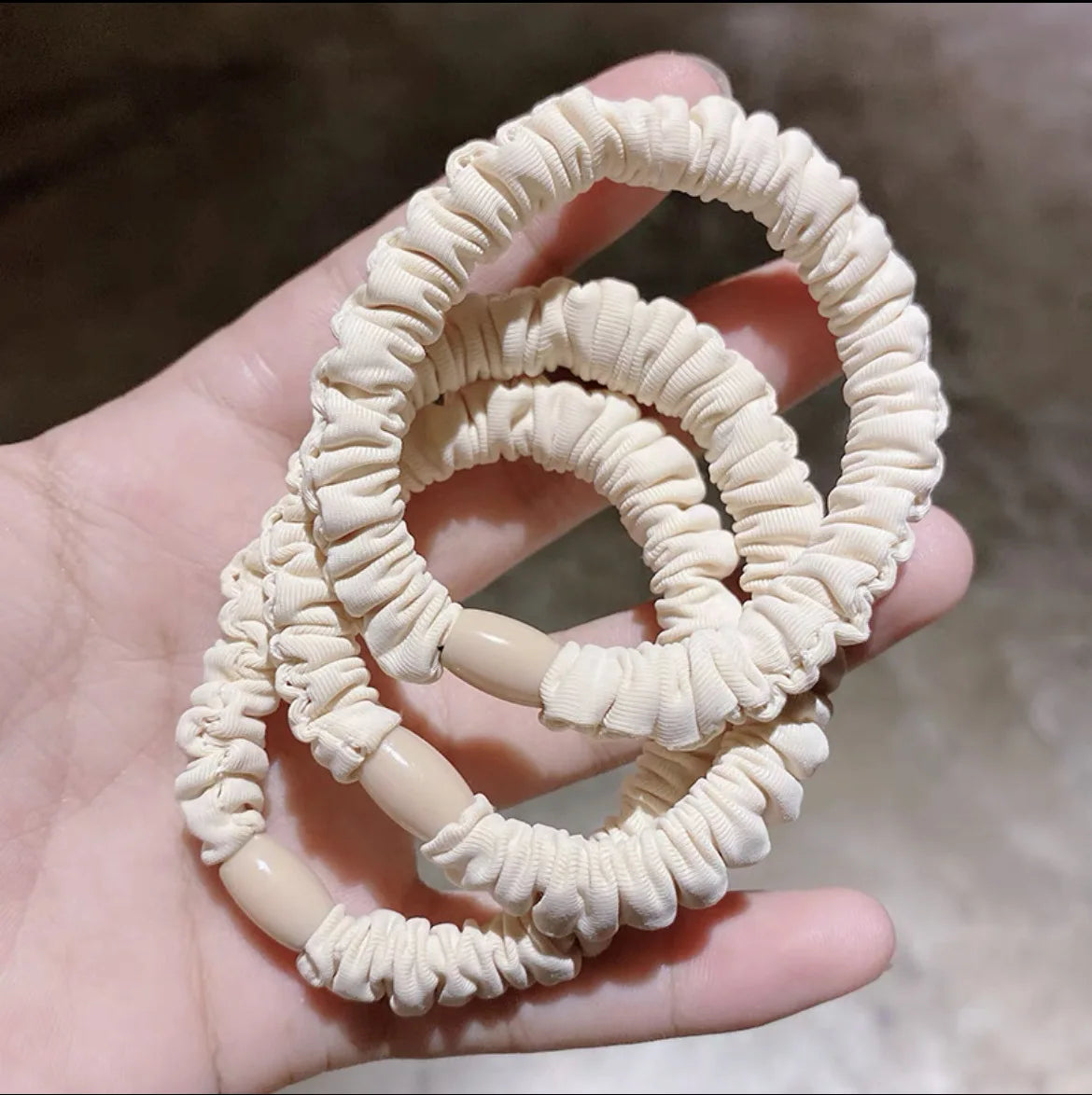 Korean Fashion High Elasticity Hair Ring for Girls Personality Thicken Ponytail Tie Hair Hair Rope Accessories Headband 3 Colos - Clikcy