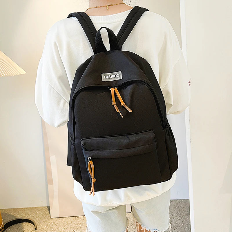 Kawaii Large-capacity All-match Backpack Korean Version Simple Storage Bag Back to School Office Supplies Cute Stationery - Clikcy