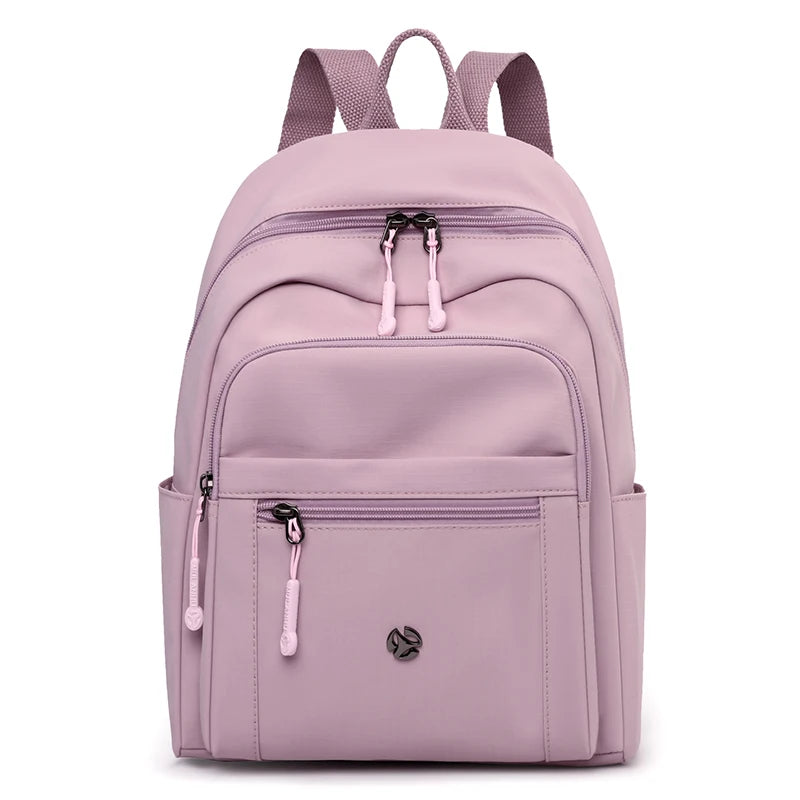 Waterproof Nylon Back Pack Women Multi Pockets Backpacks for Student Daypack Big School Bag Ladies Large Capacity Travel Bag