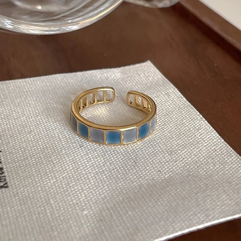 Pearl Ring Female Minority Design Advanced Sense Fashion Personality Adjustable Beimu Vintage Index Finger Ring Jewelry Gift