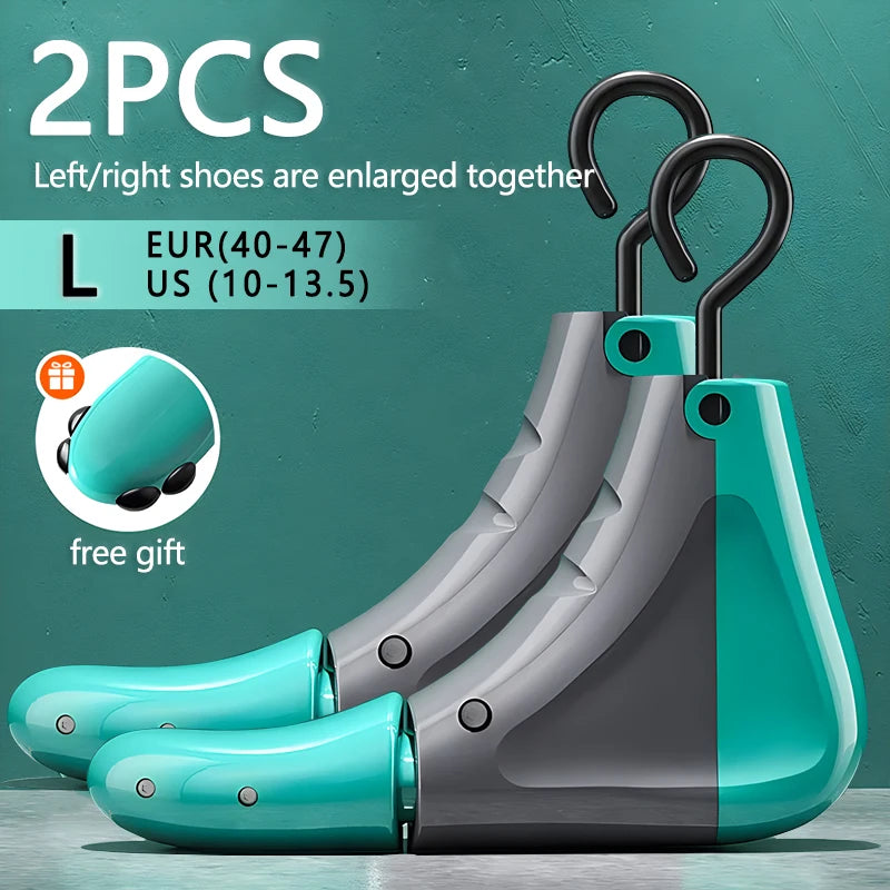 Repacego 2Pcs Shoe Stretcher Shoe Trees Universal Unisex Women Men Adjustable Length Width high top Expander Extender Keeper - Clikcy