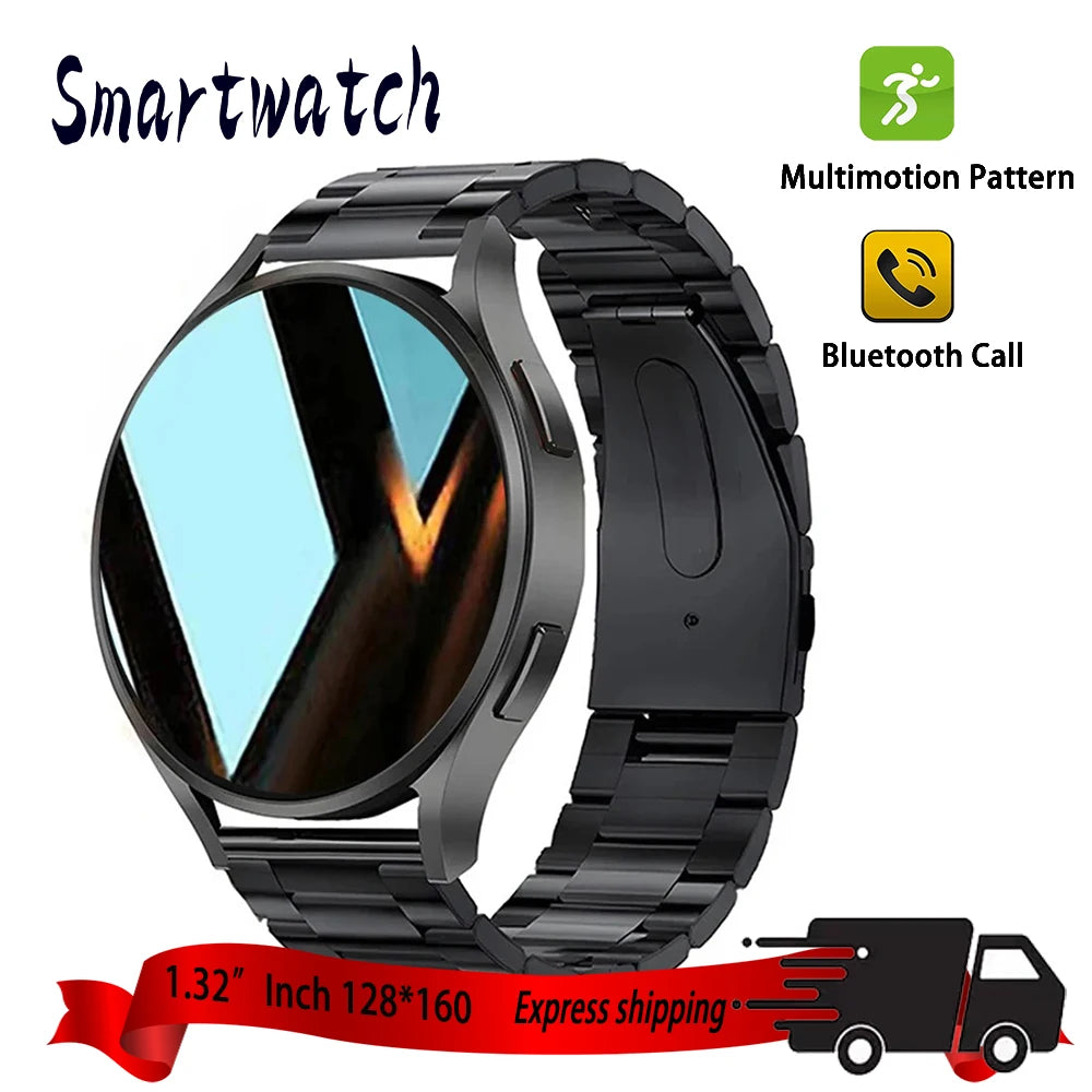2025 New Business Smartwatch Men 1.32" inch Bluetooth Call Fitness Tracker Smart Wearable Women Wireless Call Watch Android IOS - Clikcy
