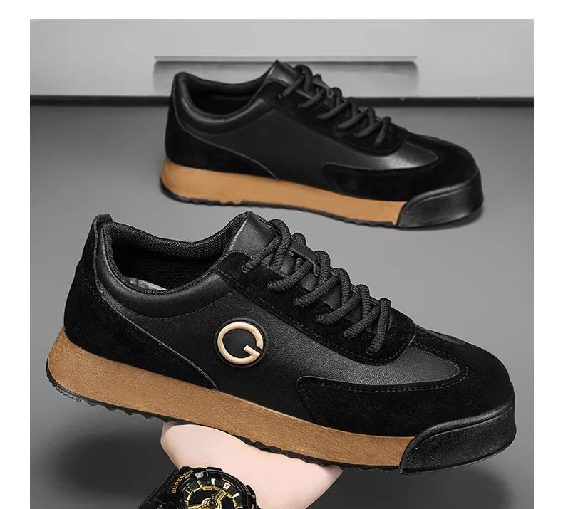 Luxury Men's Casual Shoes 2024 New High Quality Leather Shoes for Men Fashion Comfortable Sports Shoe Outdoor Men's Tennis Shoes