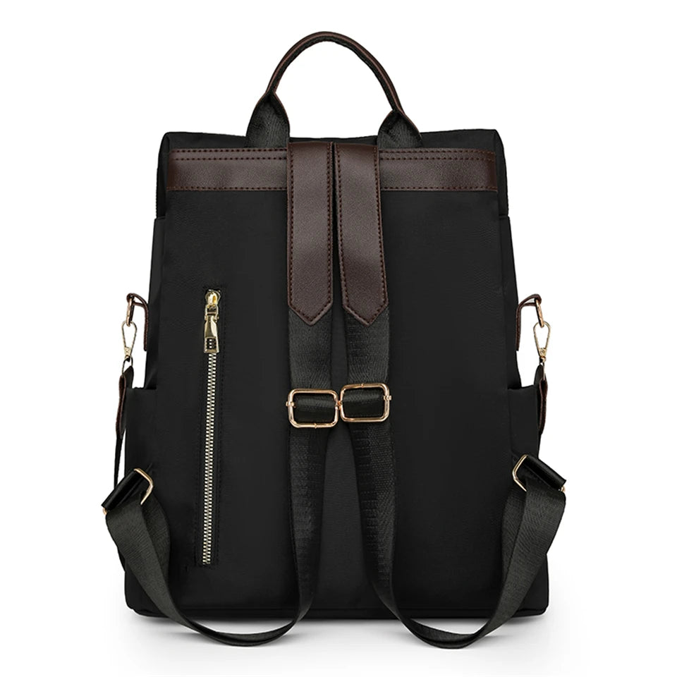 Fashion Rucksack Women Shoulder Bag High Quality Waterproof Nylon Back Pack Purse Large Capacity Backpack for College Students - Clikcy