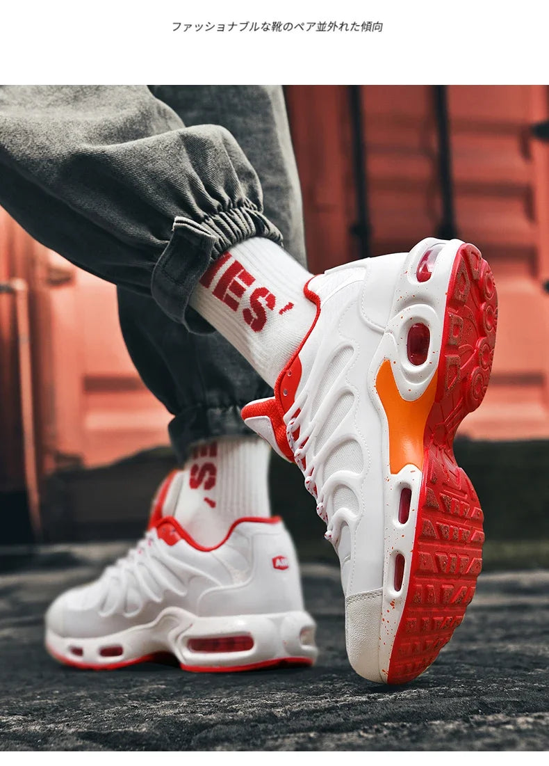 New Men's Air Cushion Running Shoes Designer Footwear Luxury Shoes Male Fitness Jogging Sneakers Basketball Antiskid Mens Tennis