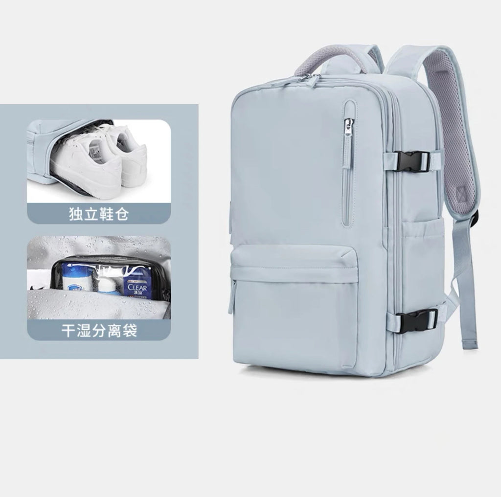 Buylor Easyjet 45x30x20 Travel Backpack Women Airplane Cabin Luggage Carry On 15" Laptop Backpack Large Capacity Flight Backpack - Clikcy