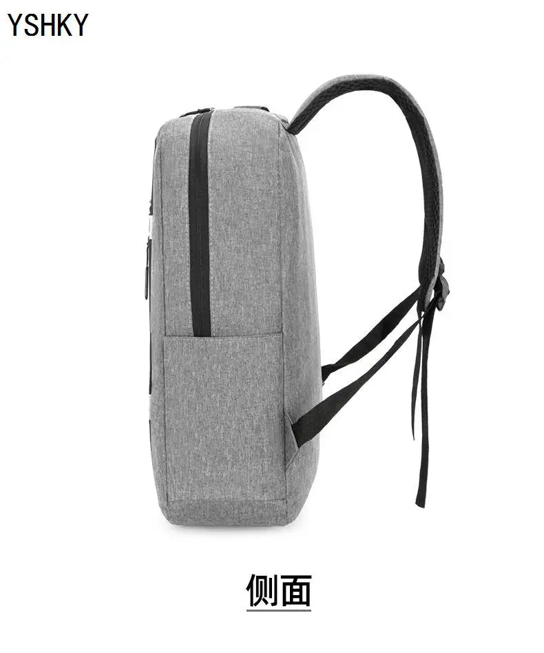 Women Fashion backpack soft leather multi-functional bag Polyester large capacity computer backpack - Clikcy