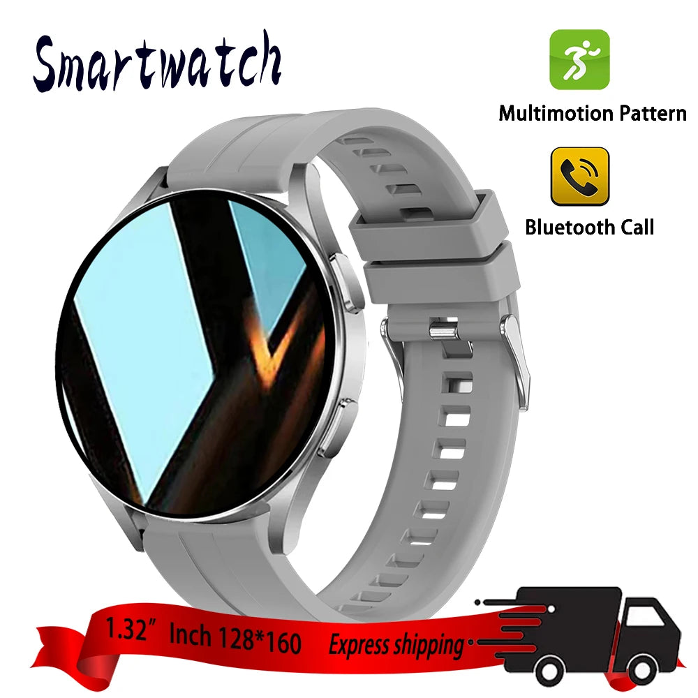 2025 New Business Smartwatch Men 1.32" inch Bluetooth Call Fitness Tracker Smart Wearable Women Wireless Call Watch Android IOS - Clikcy