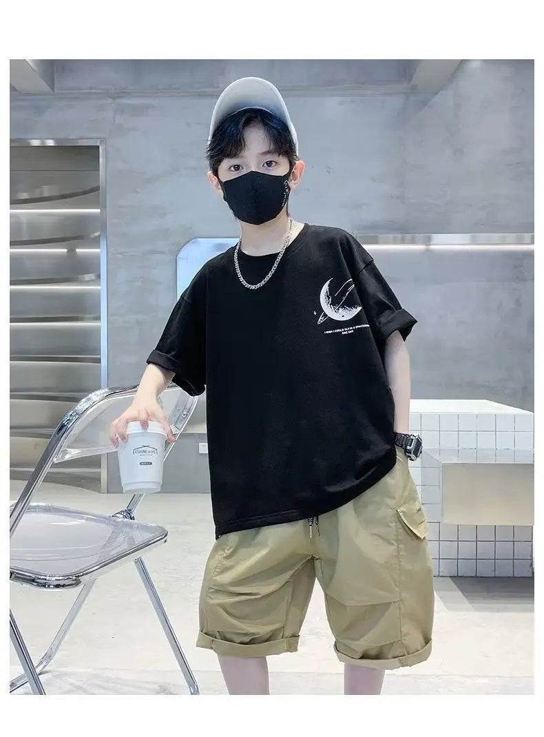 Kids Clothes Clothing For Boys T Shirts Boy Child Tee Shirt Children's T-shirts Summer  Short T-shirt Tops - Clikcy