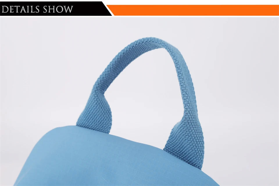 Casual Backpack Women Waterproof Nylon Back Pack Large Capacity Student Daypack Simple Schoolbag for Girls Ladies Travel Bags